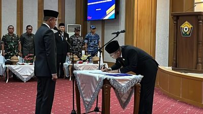 Gubernur Andi Sumangerukka Lantik Muhammad Fadlansyah Jadi Pj Sekda Sultra