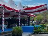 Wagub Sultra, Hugua, saat memimpin upacara peringatan Hari Lahir Pancasila Tahun 2026 yang digelar di halaman Kantor Gubernur Sultra, Senin (1/6/2026).