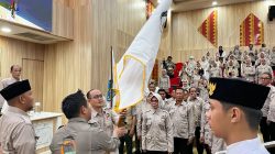 DPD Tani Merdeka Kota Kendari periode 2026-2031 resmi dilantik bertempat di Balai Kota Kendari, Kamis (18/6/2026). (FOTO: FAYSAL/MS)