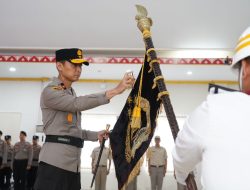 Jelang Hari Bhayangkara ke-80, Polda Sultra Muliakan Pataka Dharma Cakti Raharja