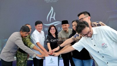CitraLand Kendari resmi memulai pembangunan proyek terbarunya, Mega Klaster Aurora Bay, melalui prosesi peletakan batu pertama (groundbreaking) yang digelar pada Jumat (26/6/2026).