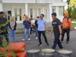 Sambut HUT ke-195 Kota Kendari, Sekretariat DPRD Percantik Lingkungan Kantor