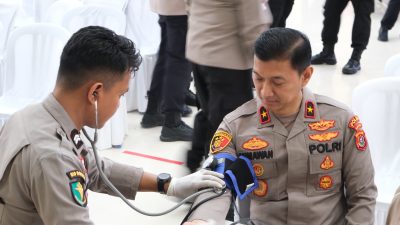 Polda Sultra Lampaui Target Donor Darah Hari Bhayangkara ke-80