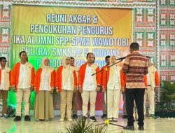 IKA Alumni SPP-SPMA Wawotobi Resmi Dikukuhkan, Sahuriyanto Siap Kembalikan Kejayaan Sekolah