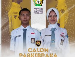 Laode Reyhan dan Waode Bintang Resmi Wakili Sultra pada Paskibraka Nasional 2026