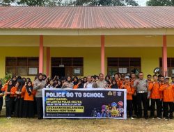 Police Go To School, Ditlantas Polda Sultra Tanamkan Budaya Tertib Lalu Lintas di Kalangan Pelajar
