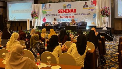 100 Guru dan Akademisi Ikuti Seminar Autisme, UPTD PSBK Dikbud Sultra Tekankan Pentingnya Pendidikan Inklusif