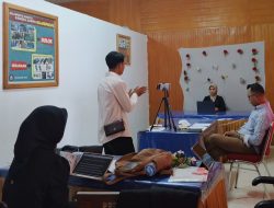 Mahasiswa Jurnalistik UHO Asah Kemampuan Lewat Praktik Presenter TV