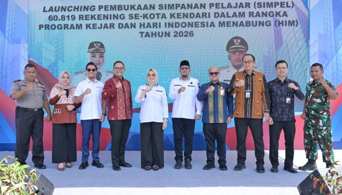 Pemkot Kendari Luncurkan Program KEJAR, Targetkan Seluruh Pelajar Miliki Rekening Tabungan