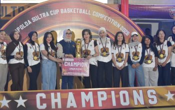 Siska Karina Imran Hadiri Final Kapolda Sultra Cup 2026, Tegaskan Dukungan Pemkot untuk Pembinaan Basket