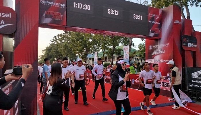 Kendari Half Marathon 2026 Pecahkan Rekor, Lebih dari 3.000 Pelari Ramaikan Kota Lulo