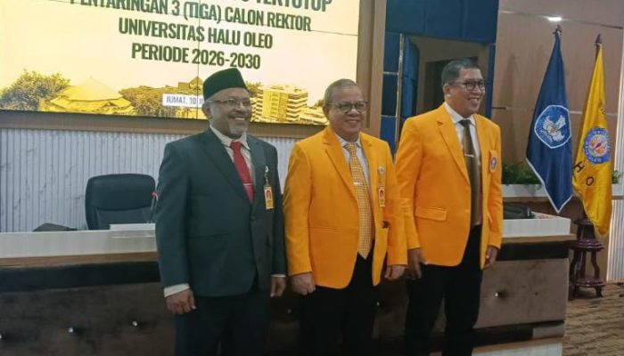 Prof Ida Usman, Takdir Saili, dan Herman Lolos Tiga Besar Calon Rektor UHO
