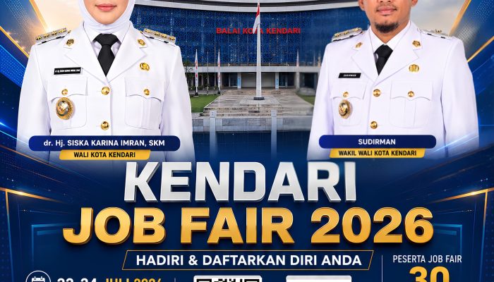 Pemkot Kendari Gelar Job Fair 2026, Sediakan 700 Lowongan dari 30 Perusahaan