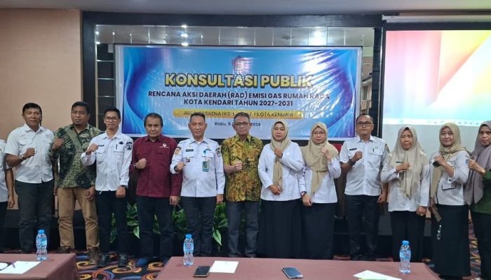 Pemkot Kendari Susun RAD-GRK 2027-2031, Perkuat Langkah Penurunan Emisi dan Ketahanan Iklim