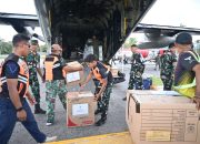 Solidaritas Sultra untuk NTT, Bantuan Kemanusiaan Diterbangkan TNI AU dari Lanud Haluoleo