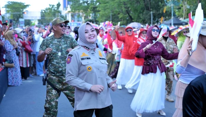 Karnaval Juang Meriahkan HUT ke-81 RI, OPD dan Masyarakat Tampilkan Semangat Perjuangan di Jalanan Kendari