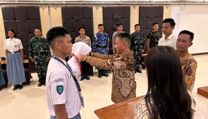 43 Calon Paskibraka Kendari Jalani Diklat Intensif, Sekda Tekankan Disiplin dan Jiwa Nasionalisme