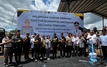 Sultra Ekspor 1.027 Ton Tepung Tapioka dan Minyak Kelapa ke China-Malaysia