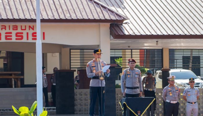 Pimpin Apel Hari Lalu Lintas Bhayangkara ke-71, Kapolda Sultra Tekankan Transformasi Pelayanan dan Keselamatan