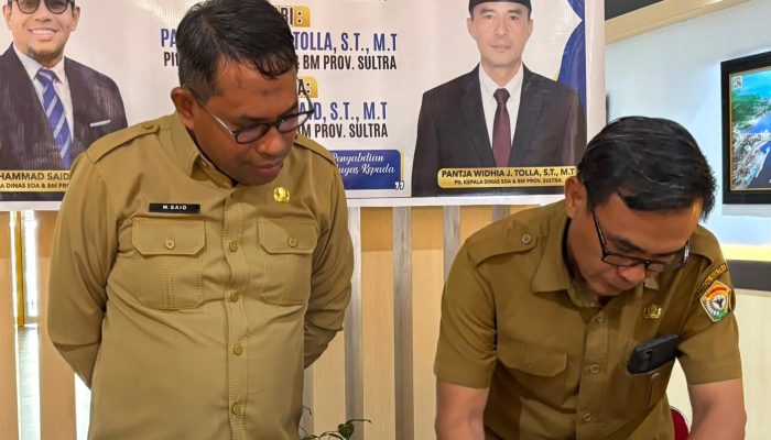 Sertijab Kadis SDA dan BM Sultra, Muhammad Said Siap Perkuat Kinerja dan Kolaborasi