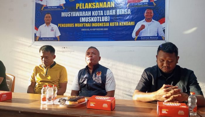 Muskotlub Digelar, Muaythai Kendari Siapkan Penguatan Pembinaan Atlet