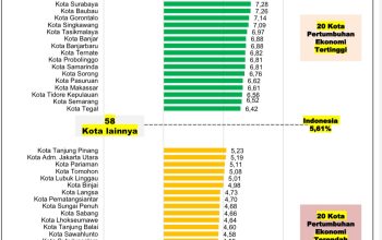 Pertumbuhan Ekonomi Kendari 7,78 Persen, Tertinggi Ketiga se-Indonesia