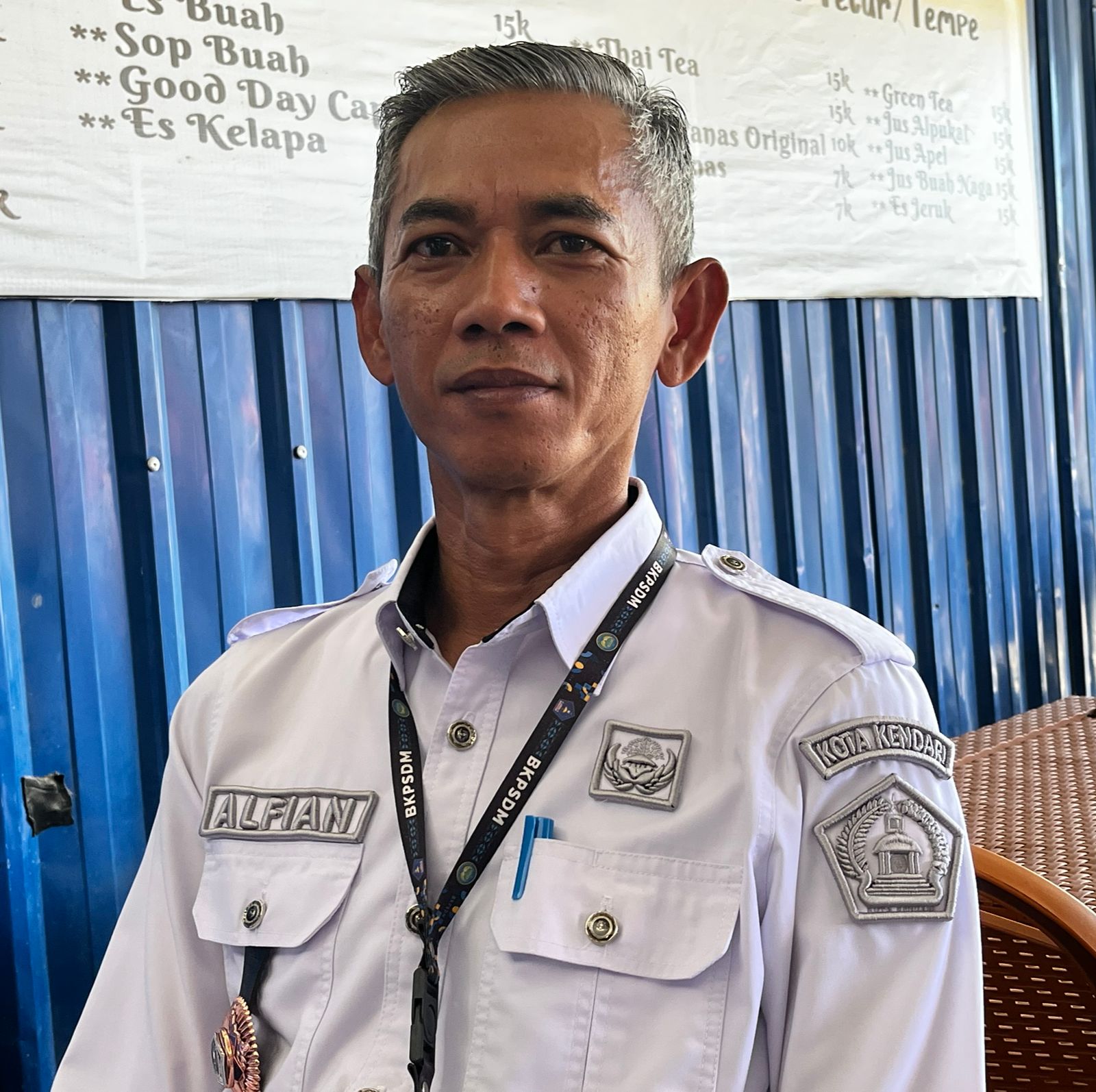 Kepala BKPSDM Kota Kendari, Alfian.