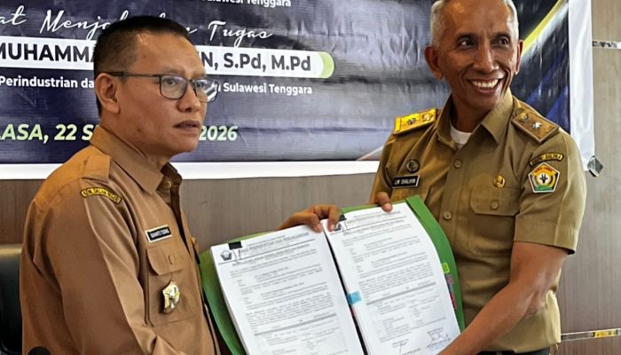 Sertijab Kepala Disperindag Sultra, Shalihin Bawa Semangat Keberlanjutan dan Kolaborasi
