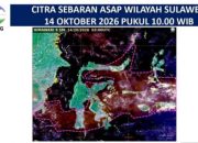 BMKG Peringatkan Kabut Asap Sedang hingga Tinggi Berpotensi Selimuti Sultra 15-17 Oktober