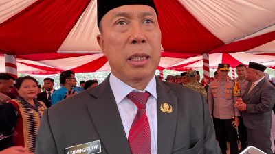 Gubernur Sultra, Andi Sumangerukka. (FOTO: FAYSAL/MS)