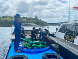 Jaga Kamtibmas Perairan, Ditpolairud Polda Sultra Sambangi Pelabuhan Ferry Kendari