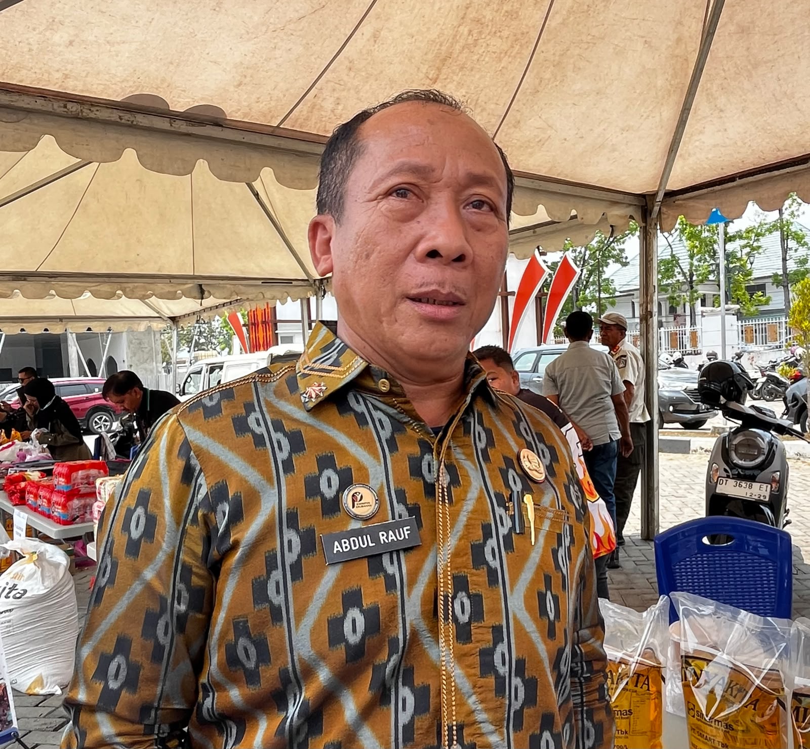 Kepala Dinas Ketahanan Pangan Kota Kendari, Abdul Rauf. (FOTO: FAYSAL/MS)