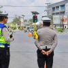 Pertama di Sultra, Dirlantas Polda dan BPTD Pantau Penerapan Traffic Light Portabel